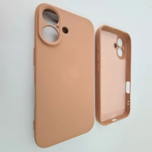 Pirok Store İphone 16  İle Uyumlu  Kamera Korumalı İçi Kadife Esnek  Silikon Lansman Kılıf