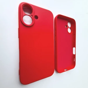 Pirok Store İphone 16  İle Uyumlu  Kamera Korumalı İçi Kadife Esnek  Silikon Lansman Kılıf