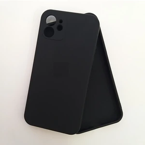 Pirok Store İphone 12 İle Uyumlu  LOGOSUZ Kamera Korumalı Lansman İçi Kadife Esnek Silikon  Kılıf
