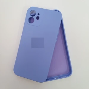 Pirok Store İphone 12 İle Uyumlu  Kamera Korumalı Lansman İçi Kadife Esnek Silikon Lansman Kılıf