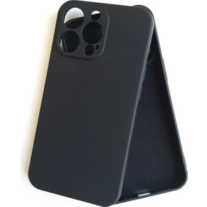 Pirok Store Apple iPhone 13 Pro İle Uyumlu LOGOSUZ Kamera Korumalı Lansman Içi Kadife Silikon Kılıf