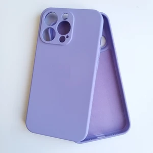Pirok Store Apple iPhone 13 Pro İle Uyumlu LOGOSUZ Kamera Korumalı Lansman Içi Kadife Silikon Kılıf