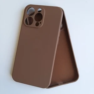 Pirok Store Apple iPhone 13 Pro Uyumlu Kamera Korumalı Lansman Içi Kadife Silikon Kılıf
