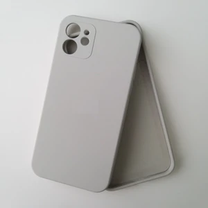 Pirok Store İphone 12 İle Uyumlu  Kamera Korumalı Lansman İçi Kadife Esnek Silikon Lansman Kılıf