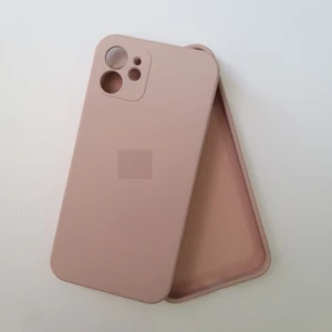 Pirok Store İphone 12 İle Uyumlu  Kamera Korumalı Lansman İçi Kadife Esnek Silikon Lansman Kılıf