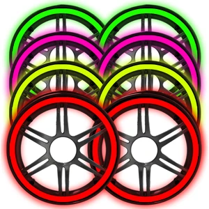 POKE Ledli Hoparlör Kapak 13cm 2 Adet Pk-6077