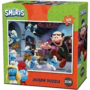 Oyuncak Şirinler 100 Parça Puzzle