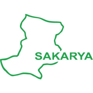 Sakarya Harita Araba Sticker 17X17 cm Yeşil