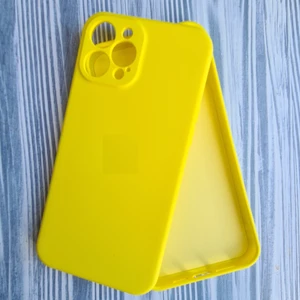 Pirok Store İphone 12 Promax İle Uyumlu  LOGOSUZ Kamera Korumalı Lansman İçi Kadife Esnek Silikon  Kılıf