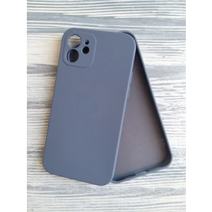 Pirok Store İphone 12 İle Uyumlu LOGOSUZ  Kamera Korumalı Lansman İçi Kadife Esnek Silikon  Kılıf