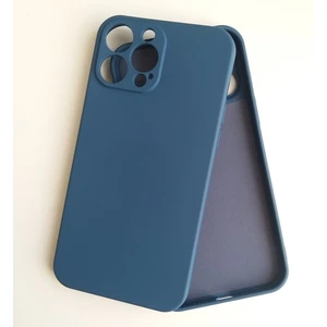 Pirok Store Apple iPhone 13 Pro Max 6.7 İle Uyumlu LOGOSUZ Kamera Korumalı Lansman Içi Kadife Silikon Kılıf