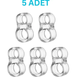 Şeffaf Silikon Kapı Kolu Tutucu & Pencere Stoperi – Esnek Plastik Durdurucu Aparat