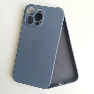Pirok Store Apple iPhone 13 Pro Max 6.7 Uyumlu Kamera Korumalı Lansman Içi Kadife Silikon Kılıf