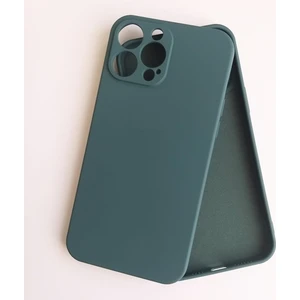 Pirok Store Apple iPhone 13 Pro Max 6.7 Uyumlu Kamera Korumalı Lansman Içi Kadife Silikon Kılıf