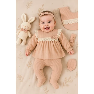 Ozz Baby 0-3 Kız Bebek Madamme 5'li Hastane Çıkışı Seti