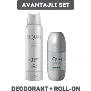 Klasik Deodorant Erkek 150 ml + Equal Roll-On Deodorant 50 ml