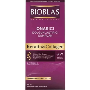 Collagen ve Keratin İçeren Dolgunlaştırıcı Şampuan (360 ml)