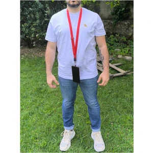 Telefon Boyun Askı Aparatı | Universal Uyumlu, Ayarlanabilir Kırmızı