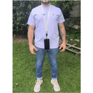 Telefon Boyun Askı Aparatı | Universal Uyumlu, Ayarlanabilir Beyaz