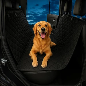Tüm Araçlara Uyumlu Kapitone Arka Koltuk Mat Su ve Kir Geçirmez Evcil Hayvan Örtüsü