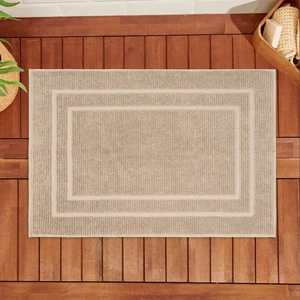 Soft Premium Ayak Havlusu - Bej - 50X70 cm