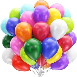 Papatya Party Karışık Adet Seçenekli Metalik Renk Balon Setleri