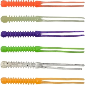 Killer Worm Lrf Silikonu 5,5cm 12 Adet Silver Glitter