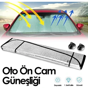 Volkswagen Taigo 2020-2021-2022-2023-2024-2025 Ön Cam Katlanır Güneşlik, Mıknatıslı Park Numaratör Ile Beraber