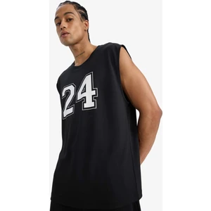 Hızlı Kuruyan Nefes Alabilen Boxy Fit Baskılı Bisiklet Yaka Sporcu Atlet E4391AX25HS