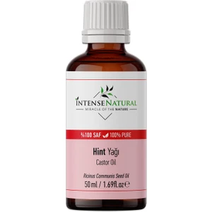 Intense Natural Hint Yağı Soğuk Sıkım 50 ml %100 Saf ve Doğal Castor Oil