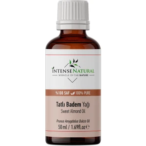 Badem Yağı Tatlı Soğuk Sıkım 50 ml %100 Saf Ve Doğal Sweet Almond Oil