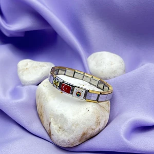 Karpınar Takı Çelik Italyan Charm Bileklik