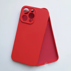 Pirok Store İphone 14 ProMax İle Uyumlu LOGOSUZ Kamera Korumalı İçi Kadife Esnek  Silikon Lansman Kılıf