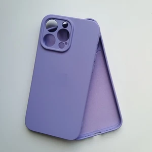 Pirok Store İphone 14 Pro İle Uyumlu LOGOSUZ Kamera Korumalı İçi Kadife Esnek  Silikon Lansman Kılıf