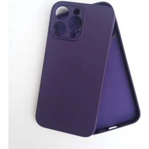 Pirok Store İphone 14 Pro İle Uyumlu LOGOSUZ Kamera Korumalı İçi Kadife Esnek  Silikon Lansman Kılıf