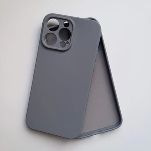 Pirok Store İphone 14 ProMax İle Uyumlu Kamera Korumalı İçi Kadife Esnek  Silikon Lansman Kılıf