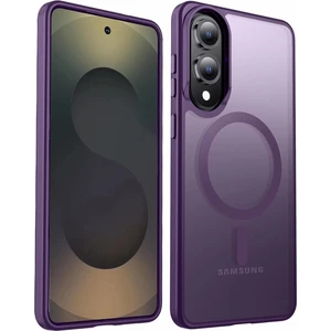 Samsung Galaxy S25 Edge Kılıf Kamera Çıkıntılı Mat Magsafe Wireless Şarj Destekli Renkli Hassas Butonlu Kapak