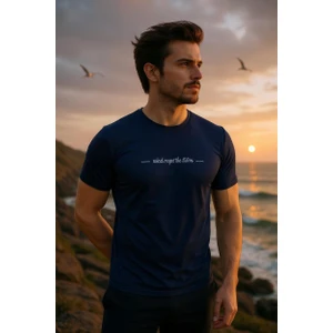 Tex Republic Erkek Slim Fit Enjeksiyon Baskılı Pamuklu T-Shirt
