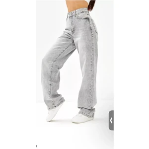 Baggy Kar Yıkama Salaş Yumuşak Kot Jean Pantolon