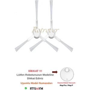Rotrever Xiaomi Mi Robot Vacuum Mop Pro,Vacuum Mop P Model Numarası Stytj02ym Uyumlu Yenileme Yedek Set