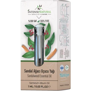 Intense Natural Sandal Ağacı Uçucu Yağı 1 ml %100 Saf ve Doğal Sandalwood Essential Oil
