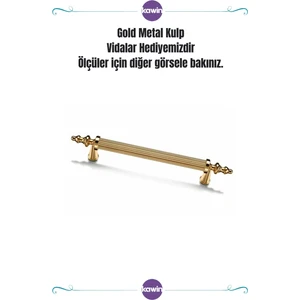 Lüx Metal Vidalı - Dolap, Şifonyer, Ünite,komodin, Mutfak Dolabı, Kulbu Vida Hediye