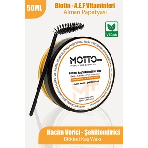 Motto Plus Professional Lifting Etkili Hacim Verici ve Sabitleyici Kaş Waxı 50ML