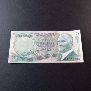 Escoines Koleksiyon 39963684EE8F64B5EB 6.emisyon 2.tertip 10 Türk Lirası J 54 Serisi Çil Kağıt Para