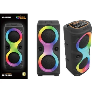 PL-4624 Bluetooth,sd,usb Bağlantılı Rgb Işıklı Speaker (MS-3628BT)