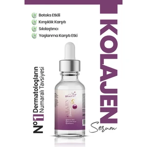 1 HAFTADA GÜZELLEŞTİREN Collogen Dolgunlaştırıcı Botox Etkili Kırışıklı.k Işıltı Veren Yaşlanm.a Karşıtı Leke Giderici Gençleştiren Kusursuz Görünüm Sağlayan Serum 30 Ml