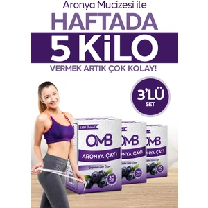 1 HAFTADA 5KİLO ZAYIFLAYIN! Aronya Çayı Kilovermeye Yardımcı zayıflama ürünleri Özel Karışımlı Detox En Etkili ve En Lezzet Çay 3 Kutu Paket