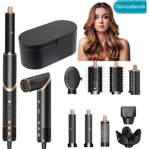 Witero 9in1 Ultra  Multi-Styler Sıcak-Soğuk Hava Üflemeli Siyah Saç Şekillendirme Cihazı