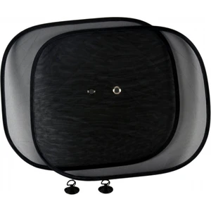 Yan Cam Perde Düz Vantuzlu Siyah 2 Li 44X38 cm BR4955504