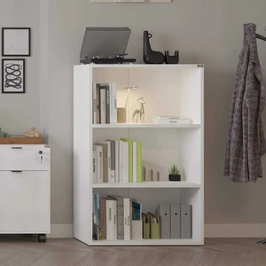Adore Rio Ofis 3 Raflı Kitaplık  - Diamond Beyaz